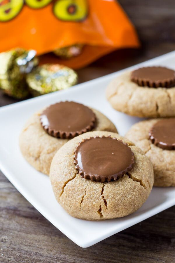 Peanut Butter Cookies With Peanut Butter Cups
 Reese s Peanut Butter Cup Cookies Recipe