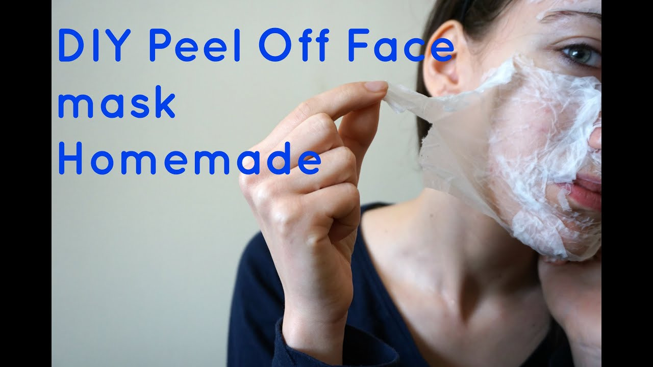 Peel Off Mask DIY
 DIY homemade peel off face mask tutorial video
