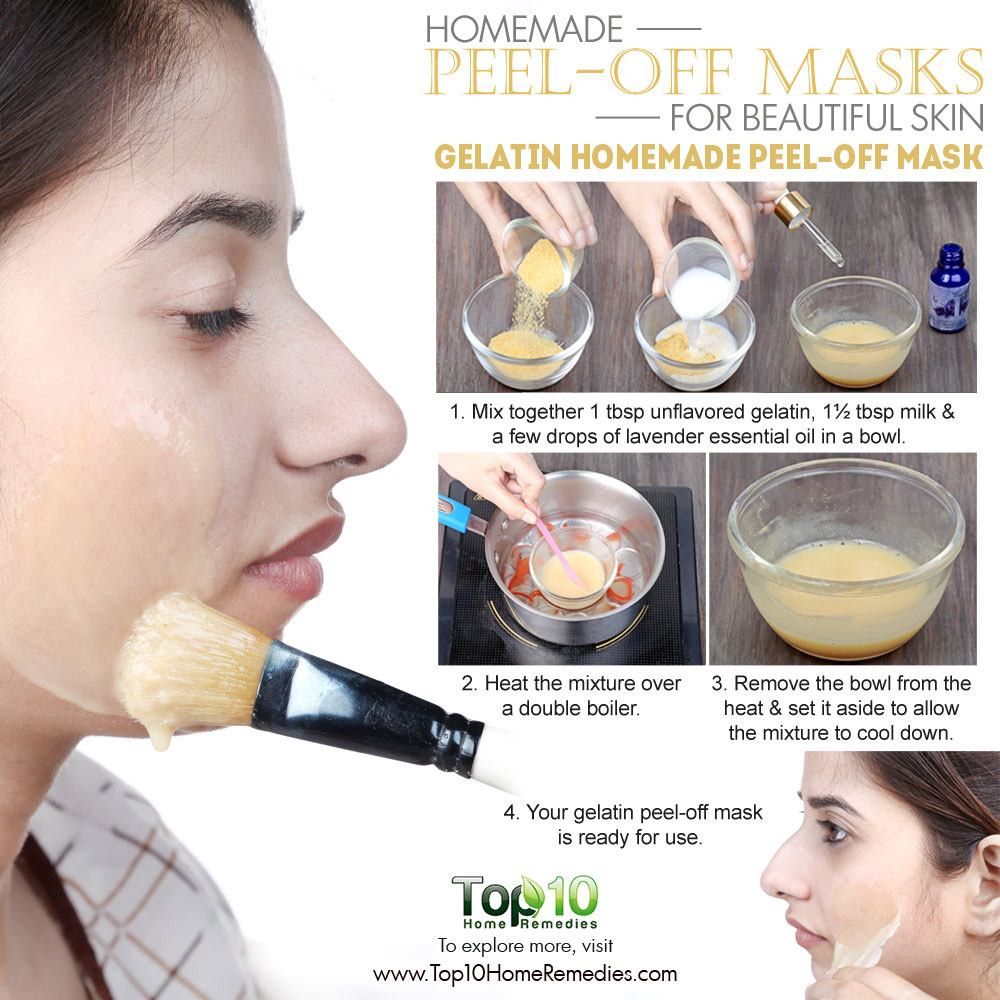 Peel Off Mask DIY
 Homemade Peel f Masks for Glowing Spotless Skin