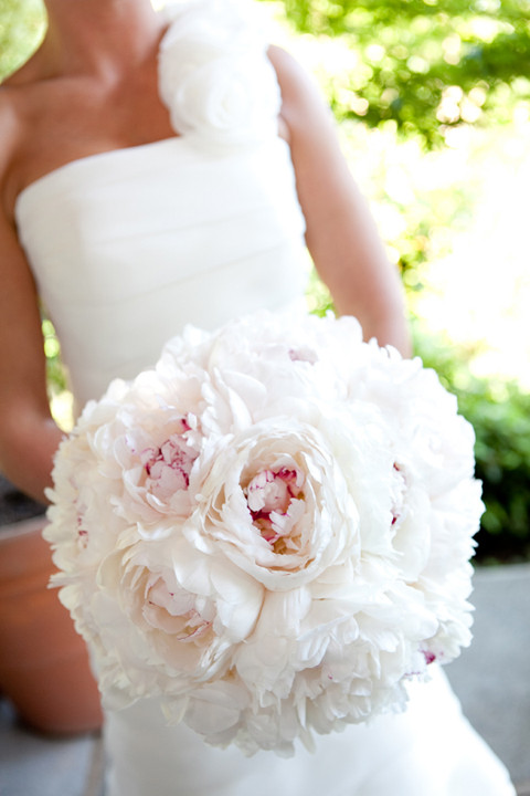 Peonies Wedding Flowers
 White Peony Bouquet 3 web