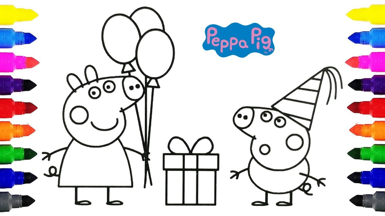 Top 21 Peppa Pig Printable Coloring Pages Home, Family