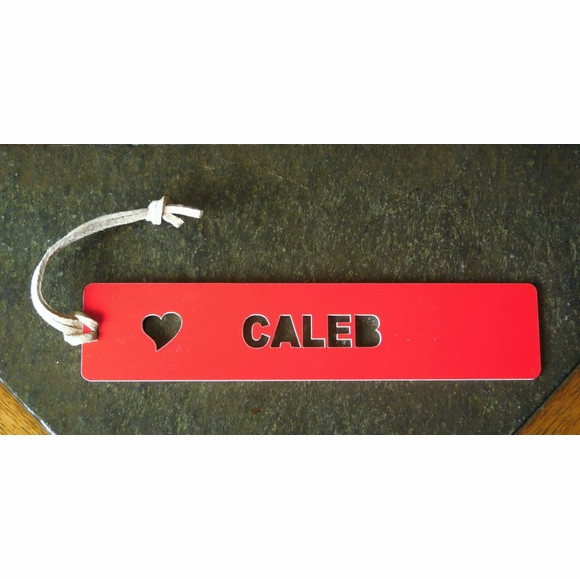 Personal Valentines Gift Ideas
 Personalized Bookmark Valentine s Day Gift With Heart and Name