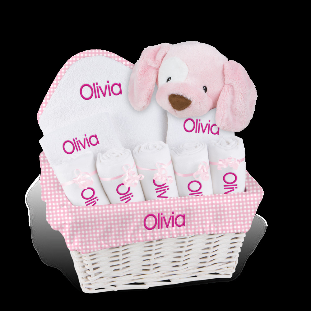 Personalized Baby Gifts For Girls
 Personalized Girl Basket A