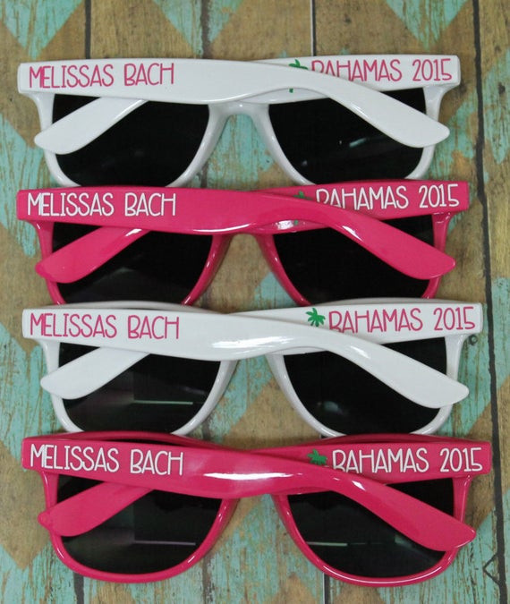 Personalized Sunglasses Wedding Favors
 Personalized Sunglasses Custom Wedding Favor by