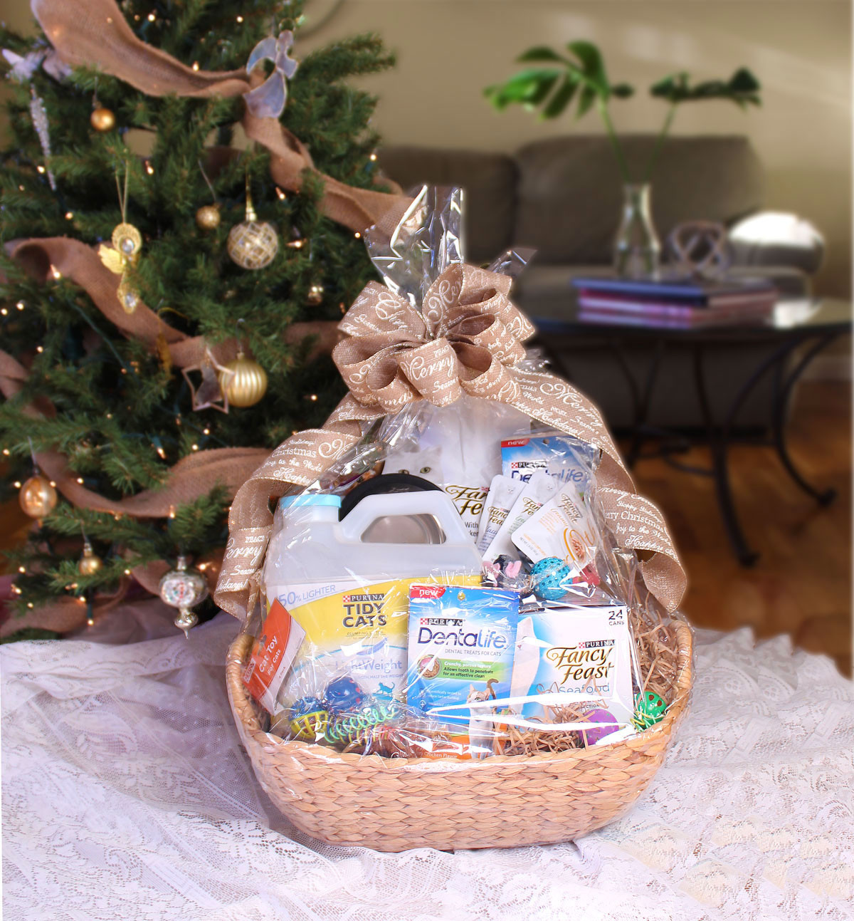 Pet Gift Basket Ideas
 365 Designs Pet t basket with personalized all natural