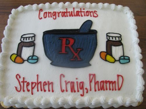 Pharmacy Graduation Gift Ideas
 pharmacy school graduation cake Google Search