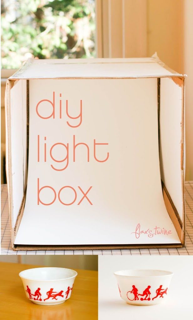 Photo Box DIY
 DIY Light Box a finish fifty project Flax & Twine