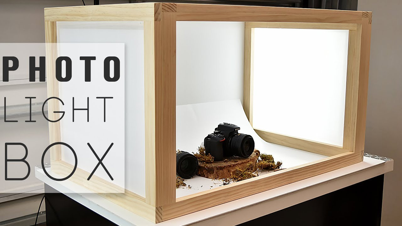 Photo Box DIY
 How to make a LIGHT BOX