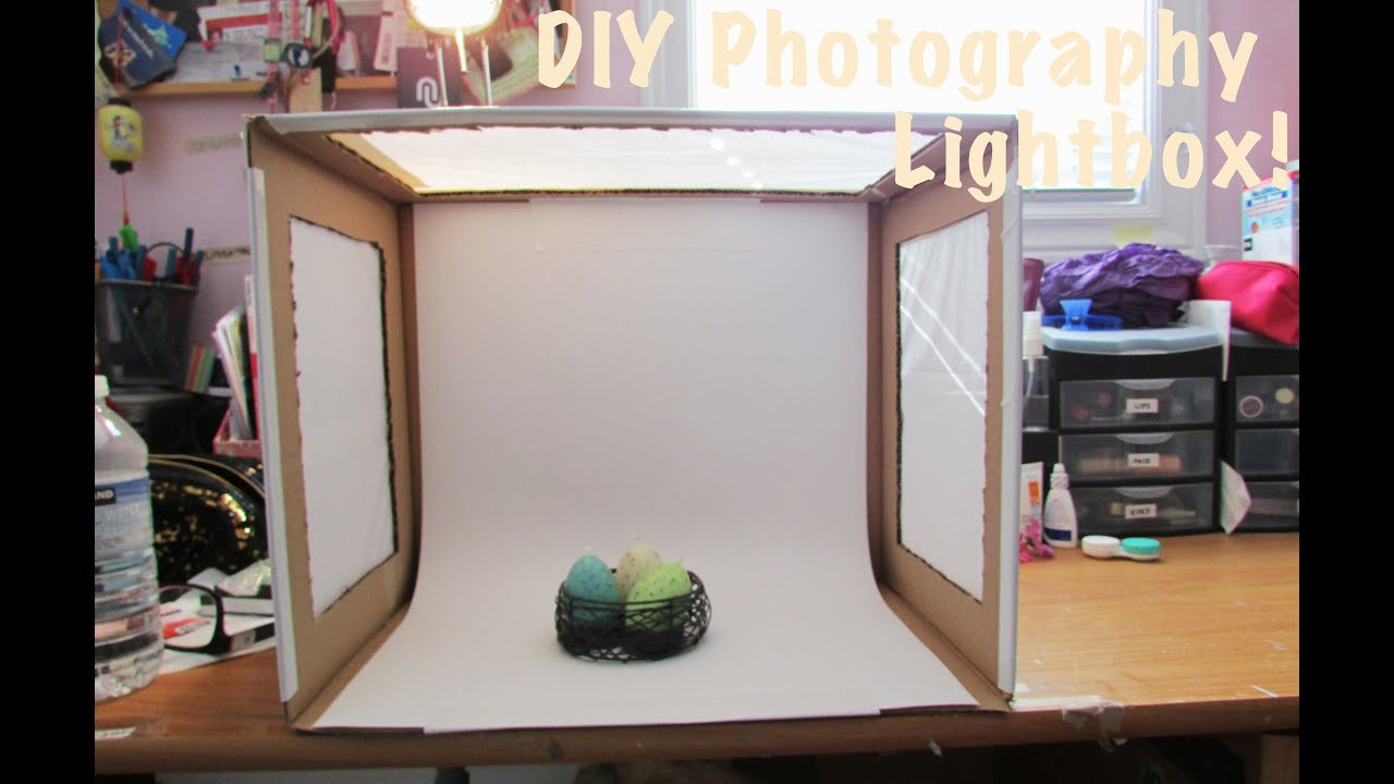 Photo Box DIY
 How To DIY Light Box