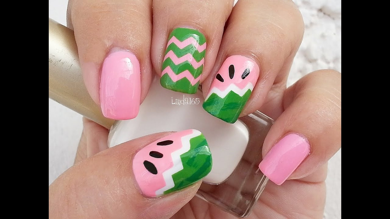 Pics Of Nail Designs
 Nail Art Fruit Series Watermelon Nails Decoracion de