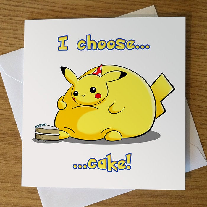 Pikachu Birthday Card
 Pikachu Birthday Card Pokemon Birthday Card Pokémon