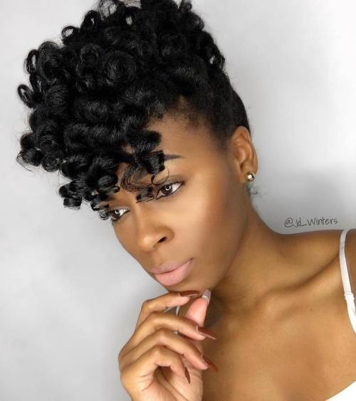 Pin Up Hairstyles For Black Hair
 50 Updo Hairstyles for Black Women Ranging from Elegant to