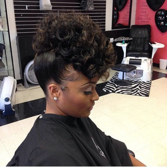 Pin Up Natural Hairstyles
 82 best Black Hair Updos images on Pinterest