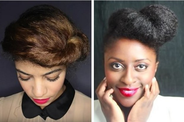 Pin Up Natural Hairstyles
 11 Vintage Inspired Styles That Are Perfect For Natural Hair
