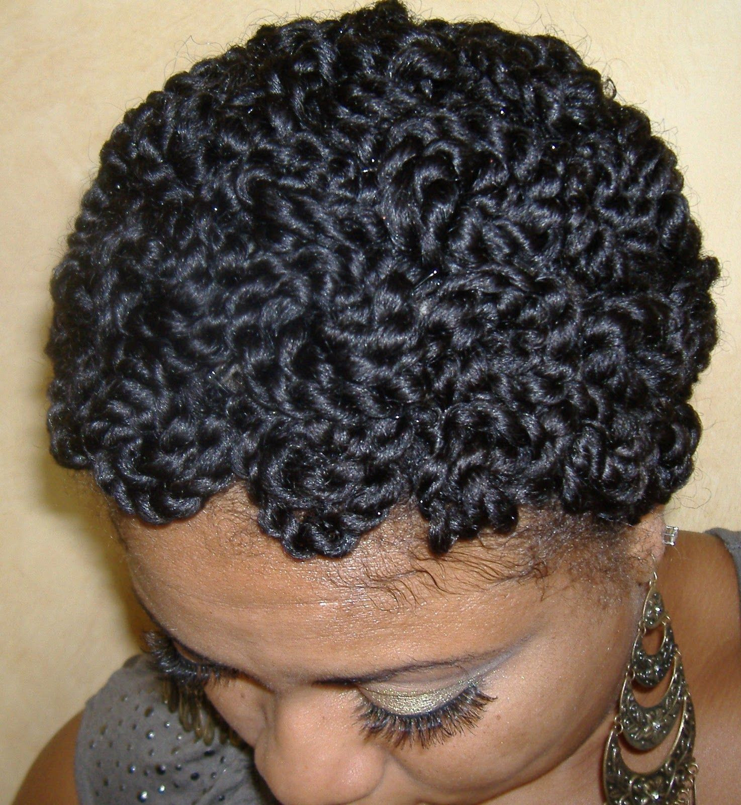Pin Up Natural Hairstyles
 Two strand twist pin up