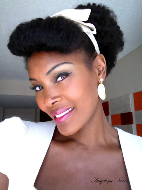 Pin Up Natural Hairstyles
 Angelique Natural Hair Style Icon
