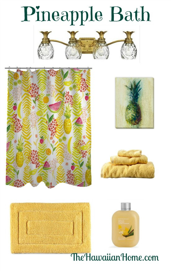 Pineapple Bathroom Decor
 Fruity Pineapple Bathroom Design The Hawaiian Home