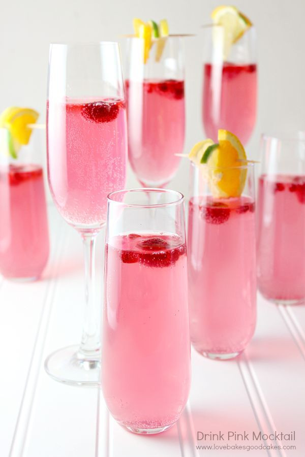 Pink Baby Shower Drink Recipes
 Drink Pink Mocktail Recipe