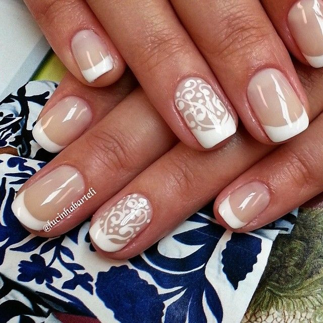 Pinterest Wedding Nails
 White nails Wedding Nail Art Nail Design Polish
