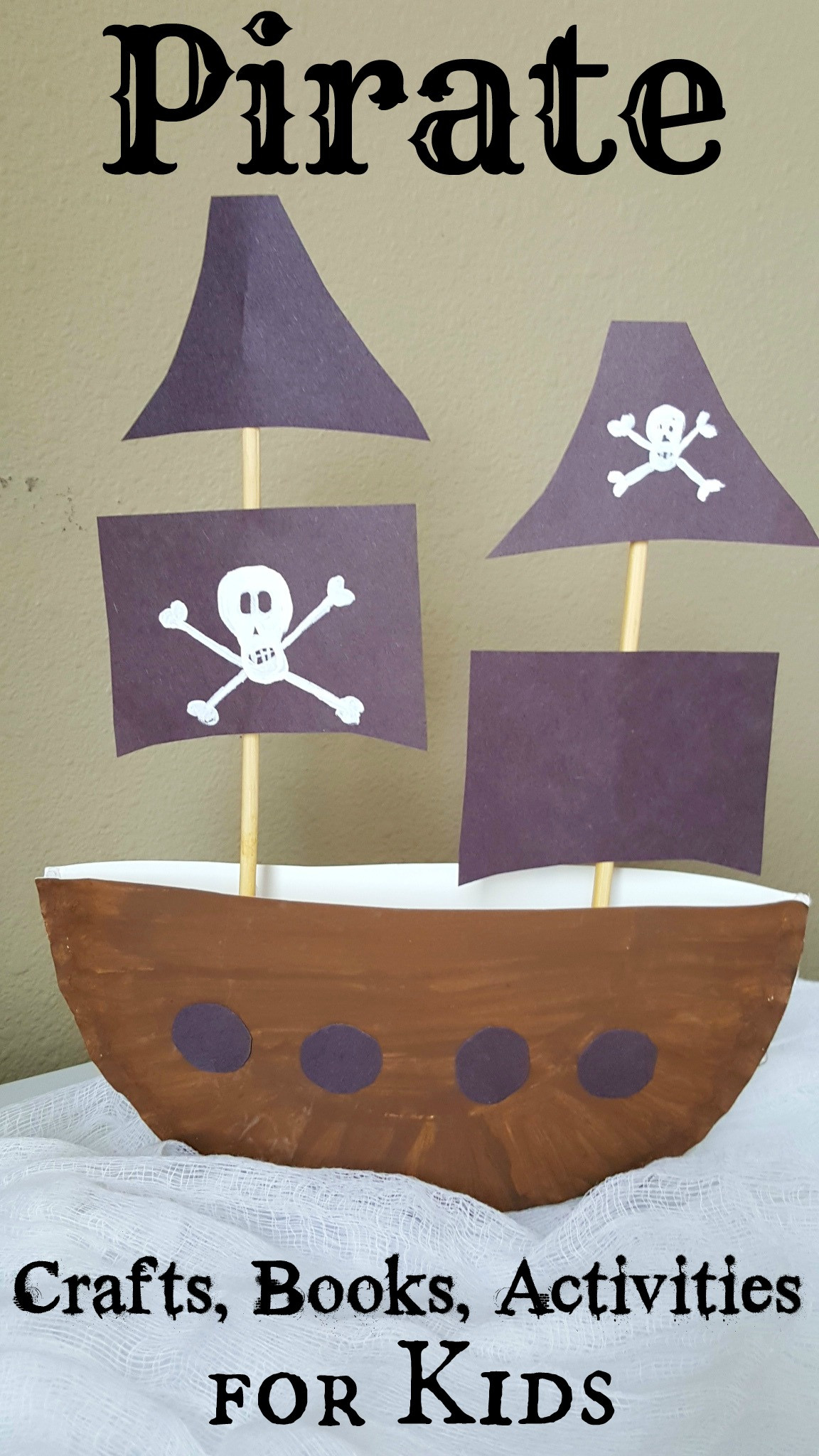 Pirate Crafts For Kids
 Pirate Ship Paper Plate Craft 3D Project for Kids