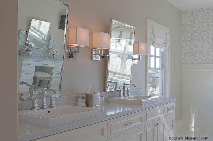 Pivot Mirrors For Bathroom
 Rectangular Pivot Mirrors Transitional bathroom Belmont