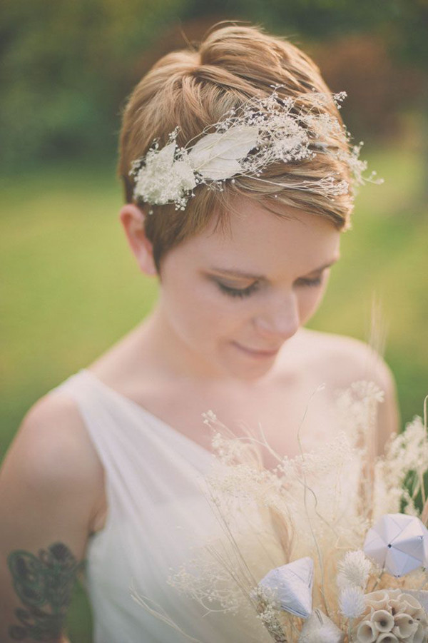 Pixie Cut Wedding Hair
 20 Sublime Wedding Hairstyles for Short Haired Brides
