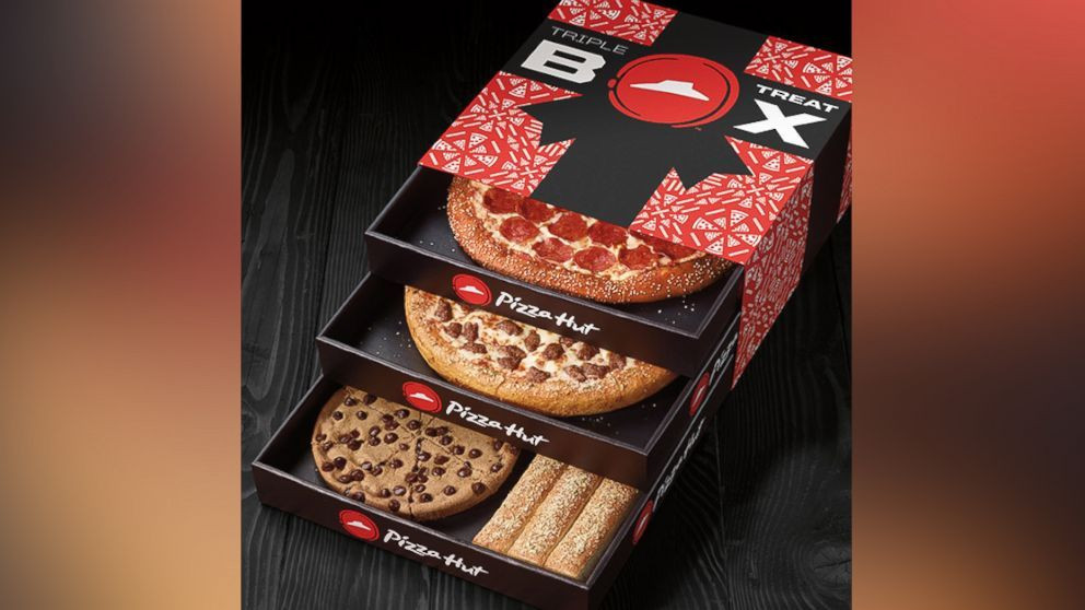 Pizza Hut Dessert Pizza
 Pizza Hut Introduces Triple Decker Pizza and Dessert Box