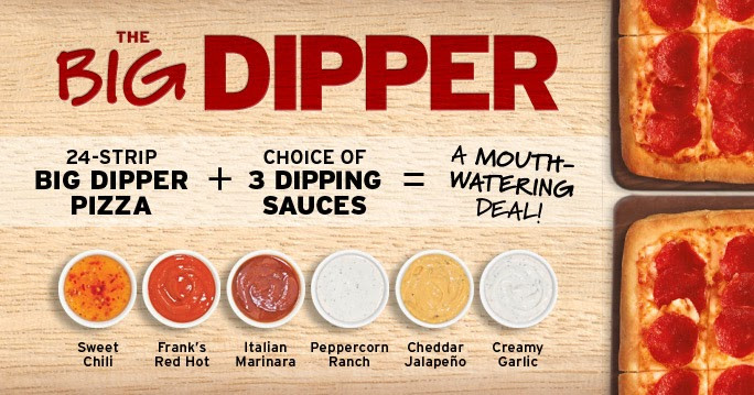 Pizza Hut Dipping Sauces
 Around the World Pizza Hut Canada s Big Dipper es with