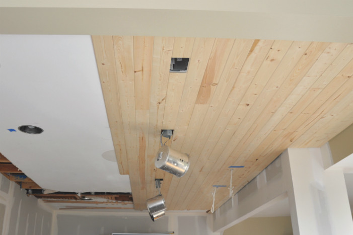 Plank Ceiling DIY
 DIY How to Install a Wood Planked Ceiling House Updated
