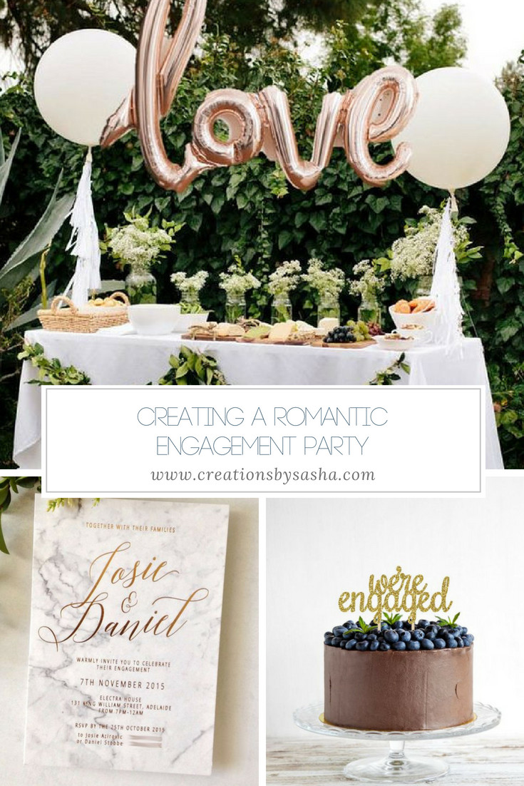 Planning A Engagement Party Ideas
 Creating A Romantic Engagement Party