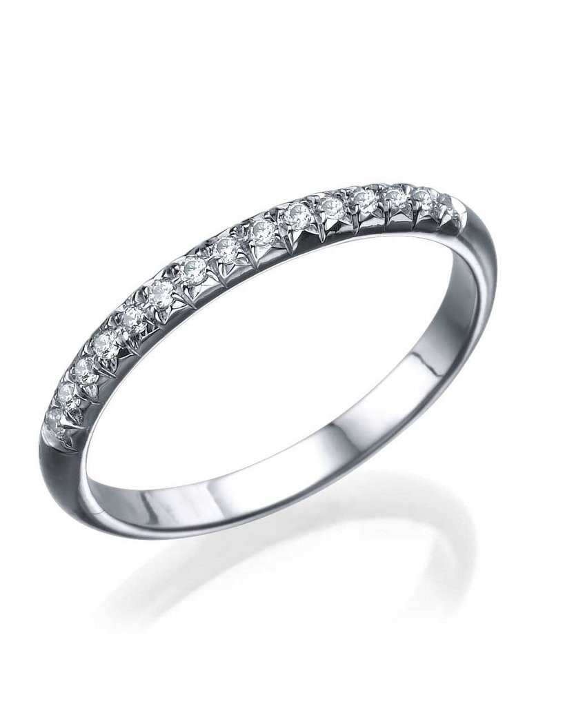 Platinum Diamond Wedding Bands For Women
 Platinum 0 15ct Diamond Semi Eternity Wedding Ring by