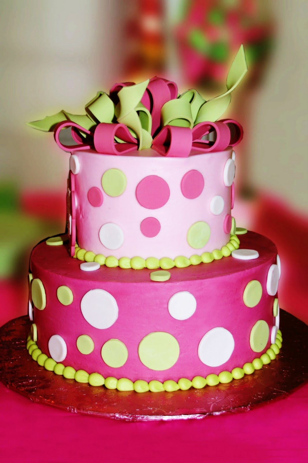 Polka Dot Birthday Cake
 Pinterested Polka Dot Birthday Cake