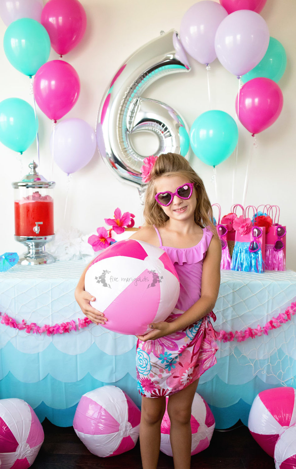 Pool Birthday Party
 Malibu Barbie Pool Party Under $50 Five Marigolds