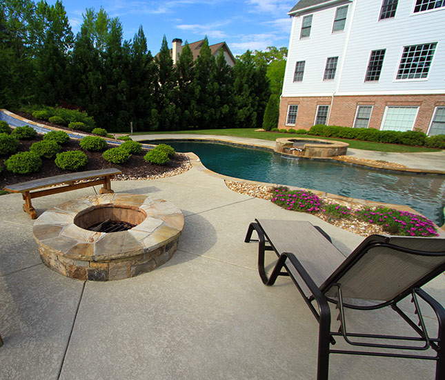 Pool Fire Pit
 Fire features and fire pits Doyle Pools