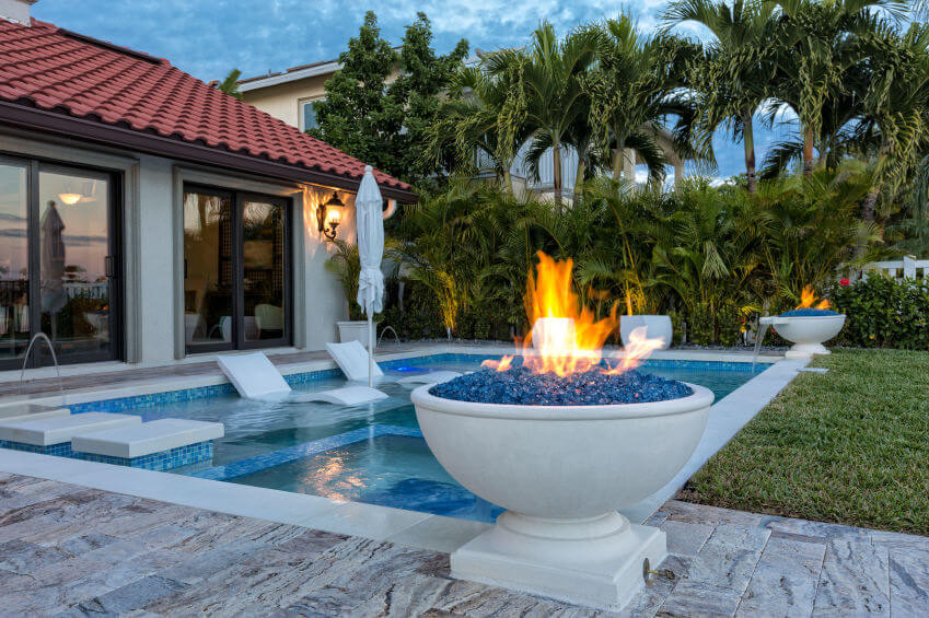 Pool Fire Pit
 60 Backyard and Patio Fire Pit Ideas Different Types with