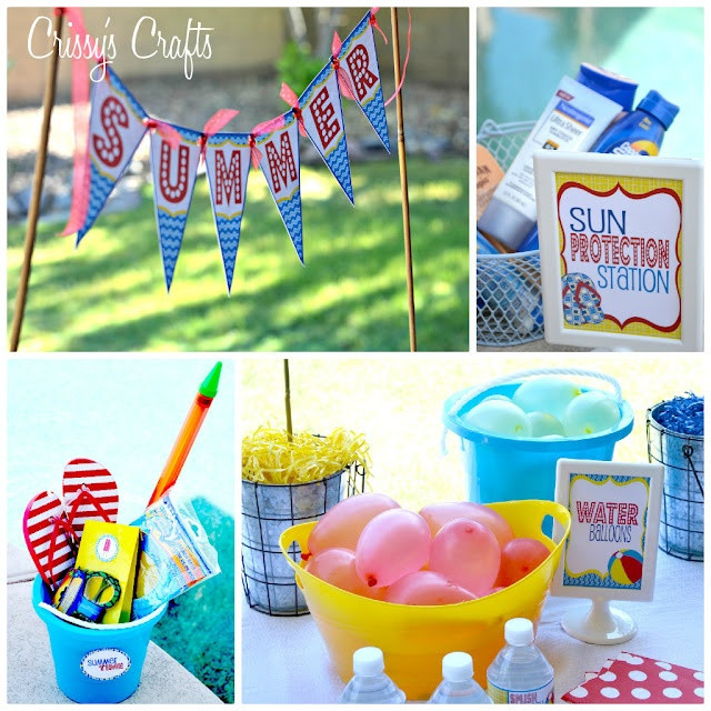 Pool Party Craft Ideas
 47 best images about Schools out pool party ideas on