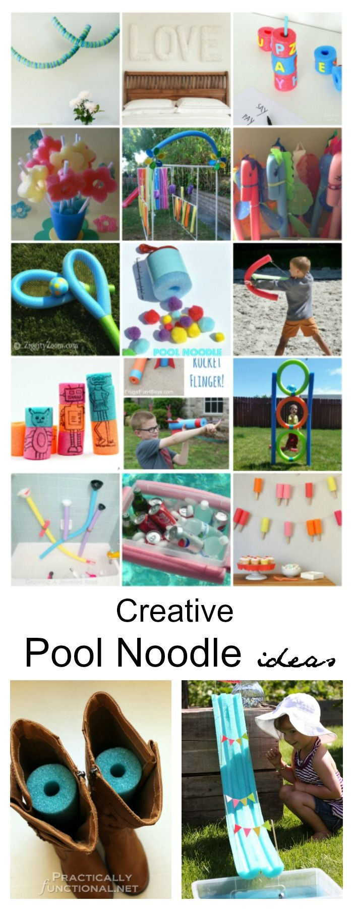 Pool Party Craft Ideas
 Creative Pool Noodle Ideas