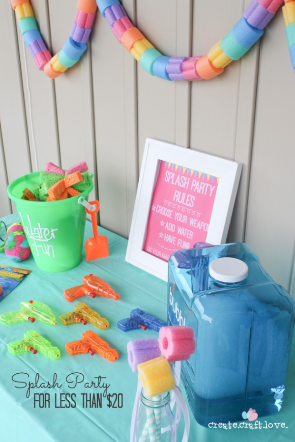 Pool Party Craft Ideas
 Throw a Summer Splash Party for Less than $20 – Party Ideas