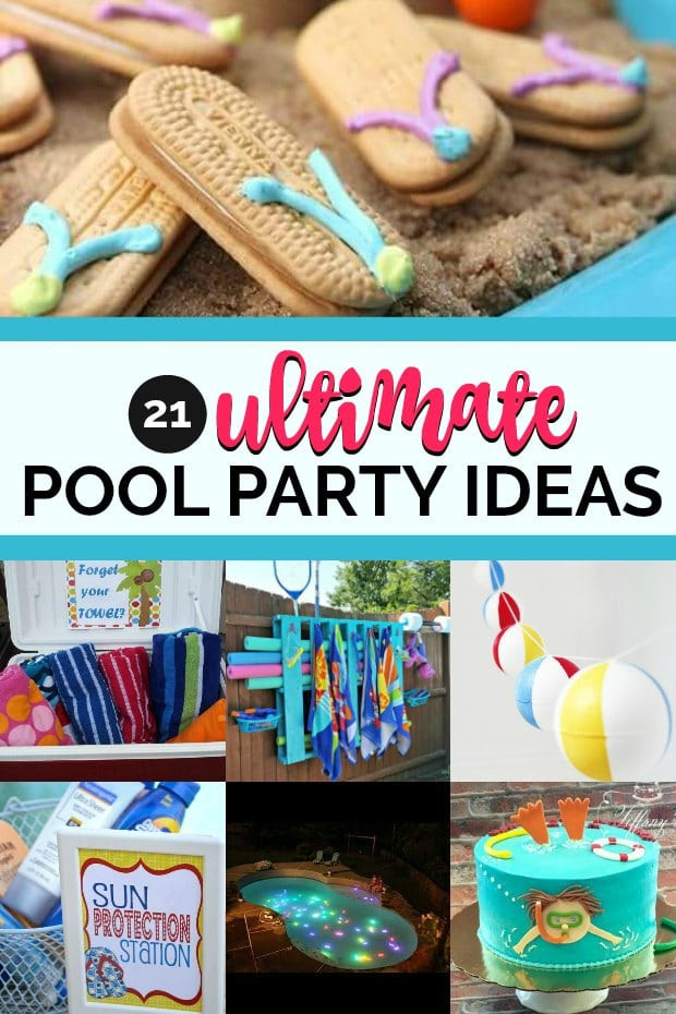 Pool Party Craft Ideas
 A Boy s Shark Themed Pool Party Spaceships and Laser Beams