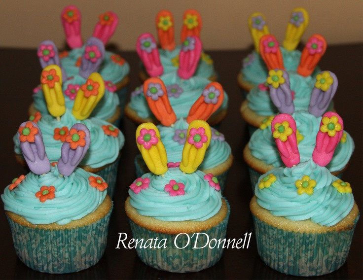 Pool Party Cupcakes Ideas
 Pool Party Cupcakes