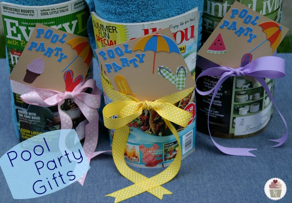 Pool Party Gifts Ideas
 Pool Party Gifts Hoosier Homemade
