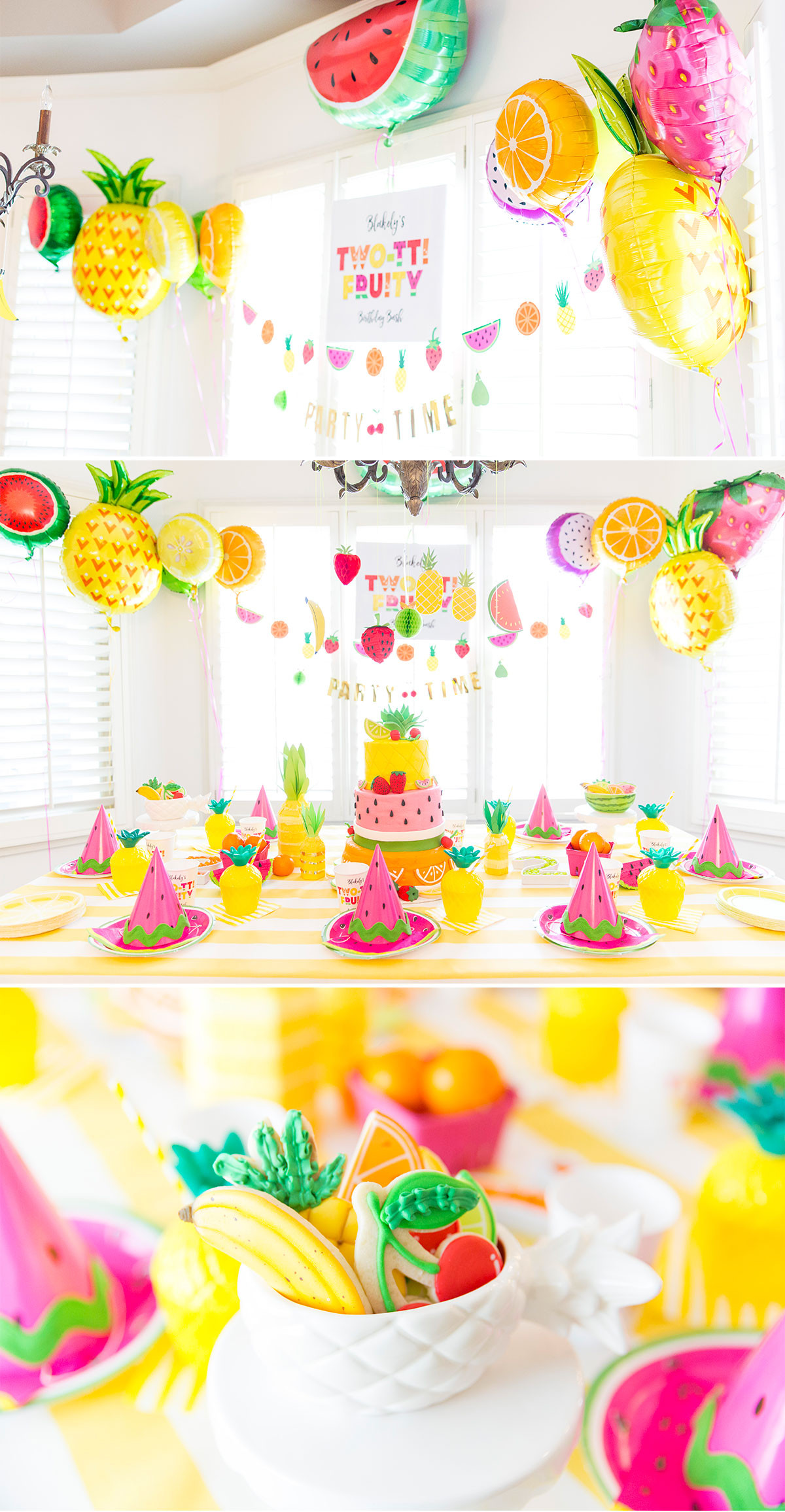 Pool Party Ideas For 2 Year Old
 Two tti Fruity Birthday Party Blakely Turns 2