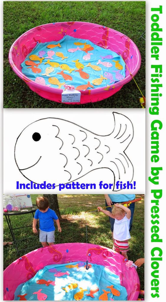 Pool Party Ideas For 2 Year Old
 Fishing games Fishing and Toddler birthday parties on