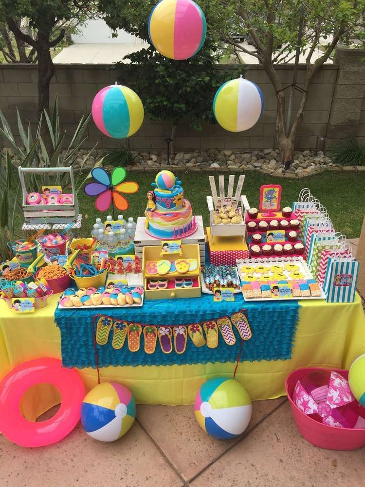 Pool Party Ideas Kids
 Swimming Pool Summer Party Summer Party Ideas