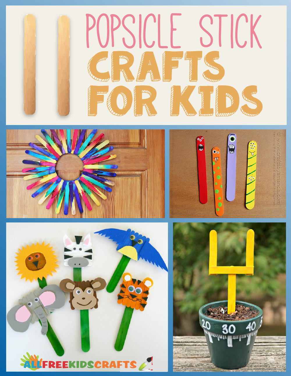 Popsicle Stick Crafts For Kids
 11 Popsicle Stick Crafts for Kids