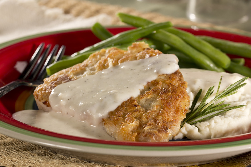 Pork Cutlets With Gravy
 Backwoods Pork Chops with River Gravy