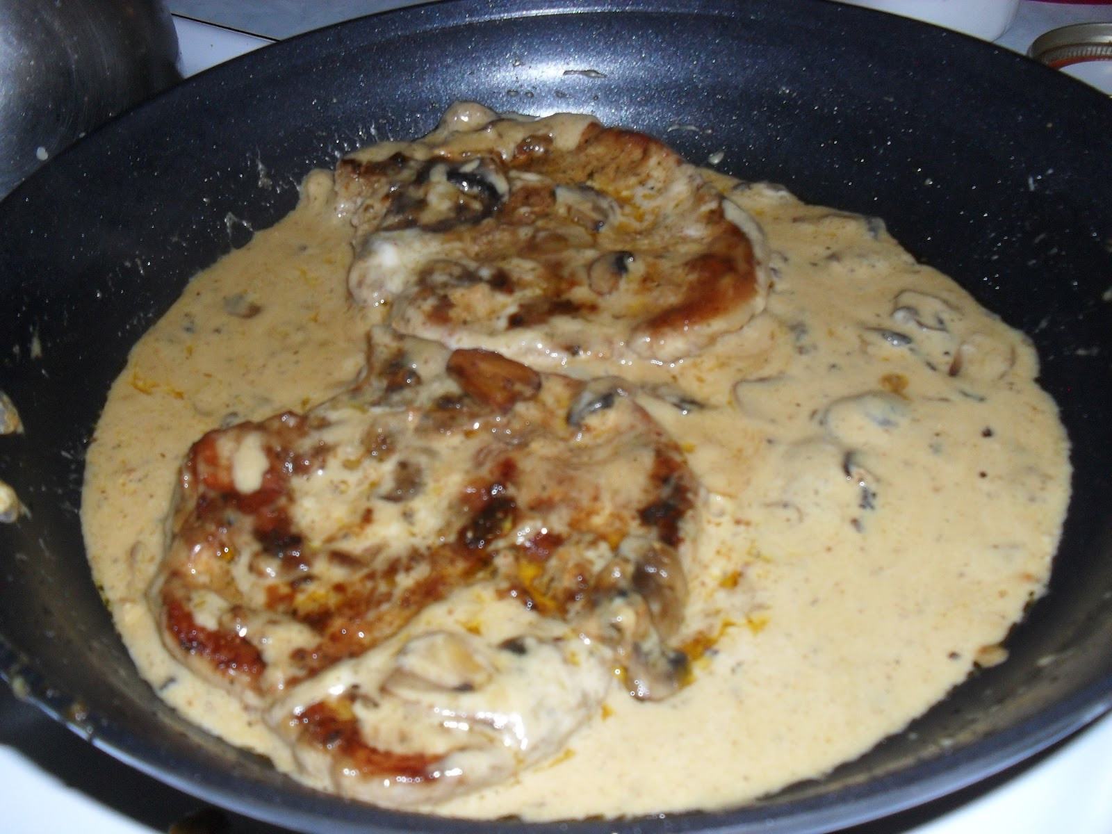 Pork Cutlets With Gravy
 Pork Chops with Mushroom Gravy Low Carb Dairy Free