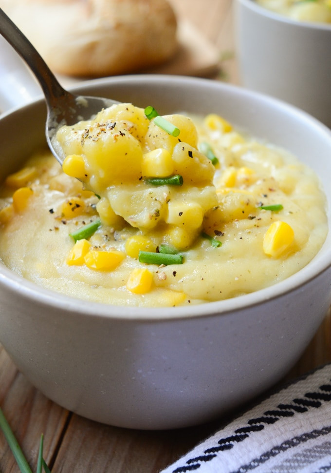 Potato Corn Soup
 Vegan Potato Corn Chowder