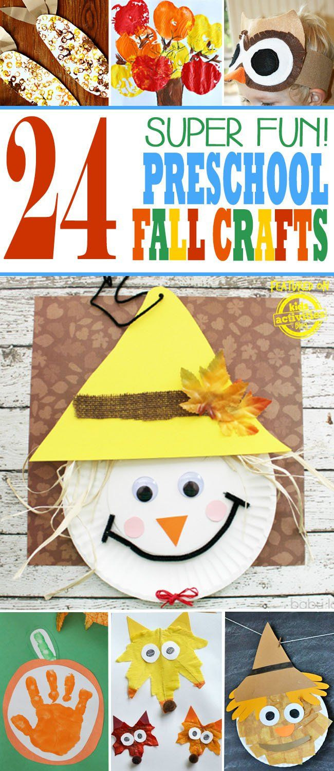 Preschool Art And Crafts Ideas
 24 Super Fun Preschool Fall Crafts