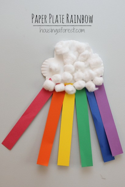 Preschool Art And Crafts Ideas
 Paper Plate Rainbow Craft